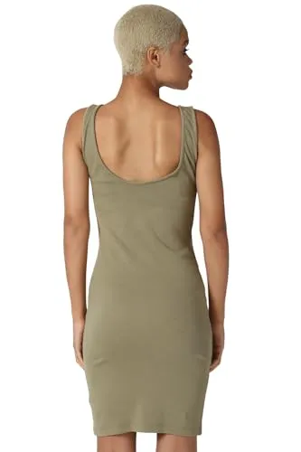 FOREVER 21 women's Cotton Classic Mini Dress (591188_Olive