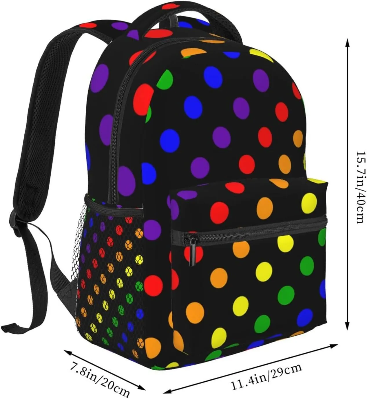 Gay Pride Rainbow Flag Backpacks Cute Laptop Bookbag Computer Bag Hiking Travel Daypack for Women Men