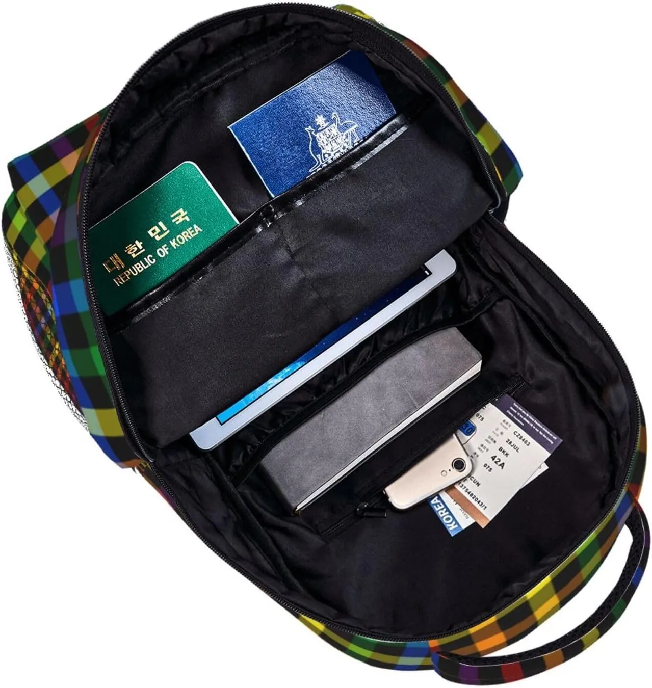 Gay Pride Rainbow Flag Backpacks Cute Laptop Bookbag Computer Bag Hiking Travel Daypack for Women Men