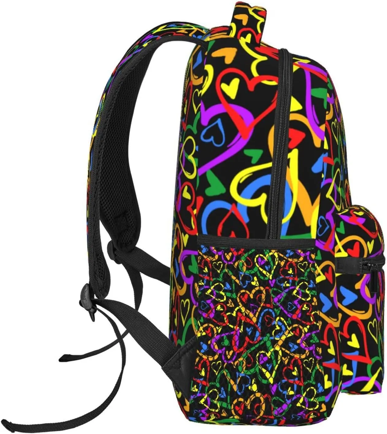 Gay Pride Rainbow Flag Backpacks Cute Laptop Bookbag Computer Bag Hiking Travel Daypack for Women Men