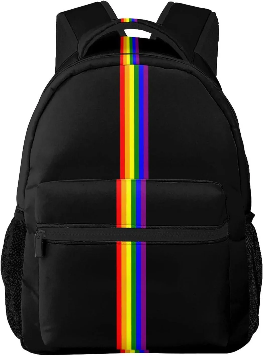 Gay Pride Rainbow Flag Backpacks Cute Laptop Bookbag Computer Bag Hiking Travel Daypack for Women Men