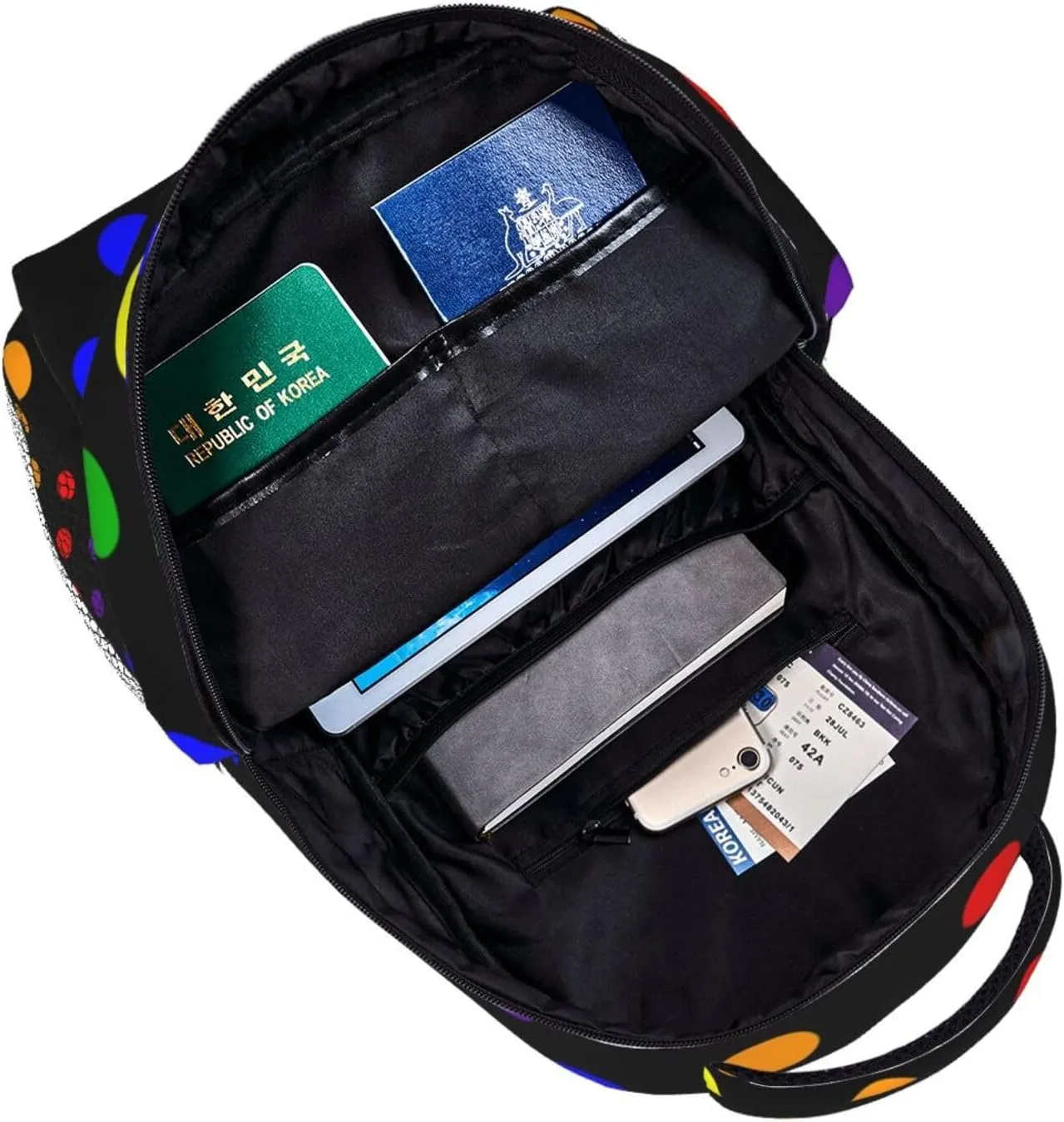 Gay Pride Rainbow Flag Backpacks Cute Laptop Bookbag Computer Bag Hiking Travel Daypack for Women Men