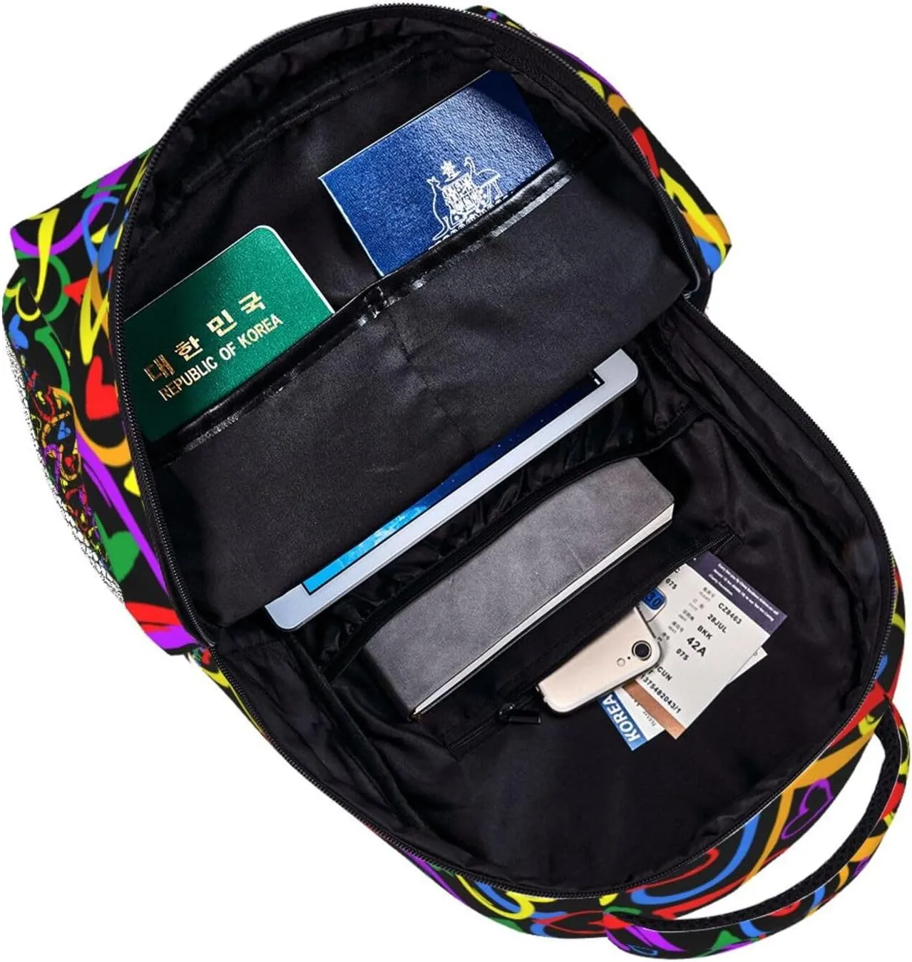Gay Pride Rainbow Flag Backpacks Cute Laptop Bookbag Computer Bag Hiking Travel Daypack for Women Men