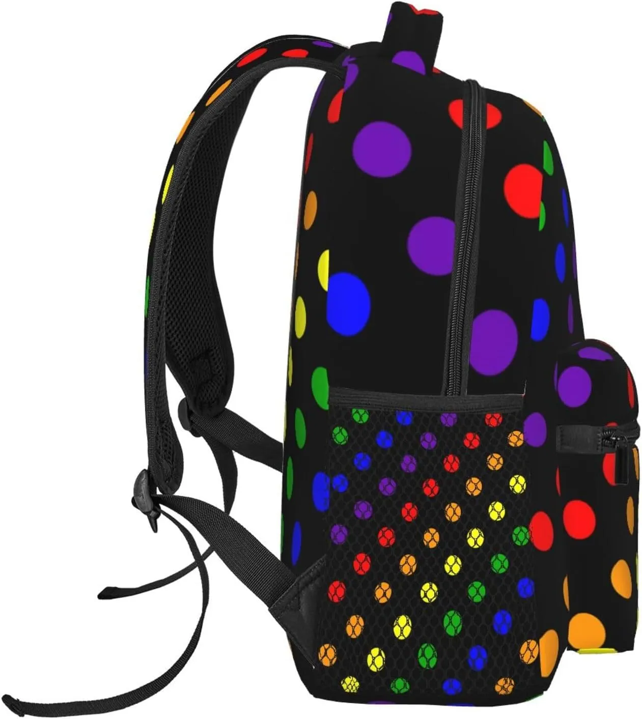 Gay Pride Rainbow Flag Backpacks Cute Laptop Bookbag Computer Bag Hiking Travel Daypack for Women Men