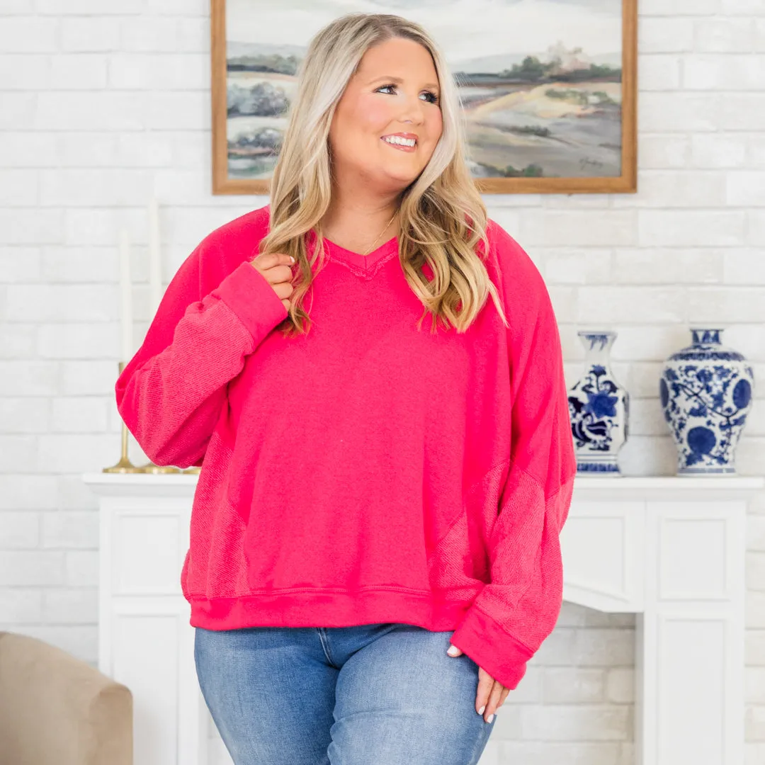 Get Together Sweater, Fuchsia