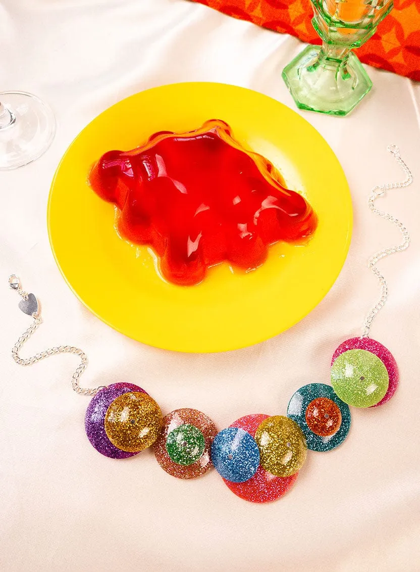 Glittering Orbs Necklace