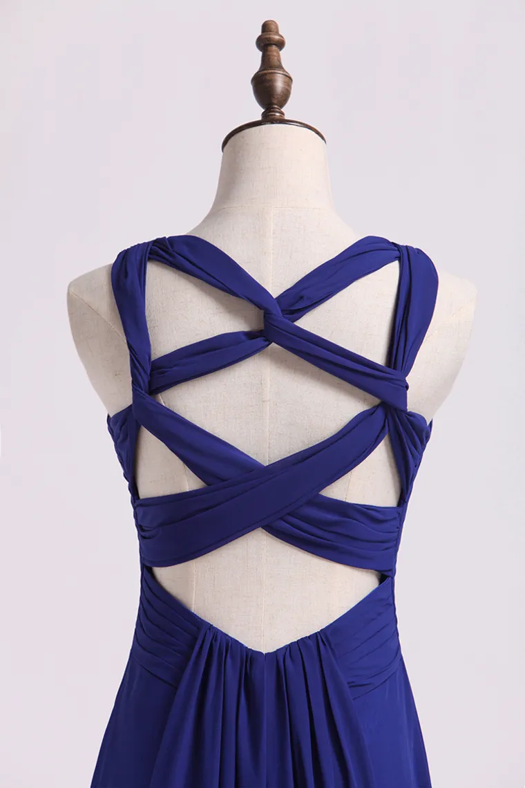 Halter Prom Dresses A Line Floor Length