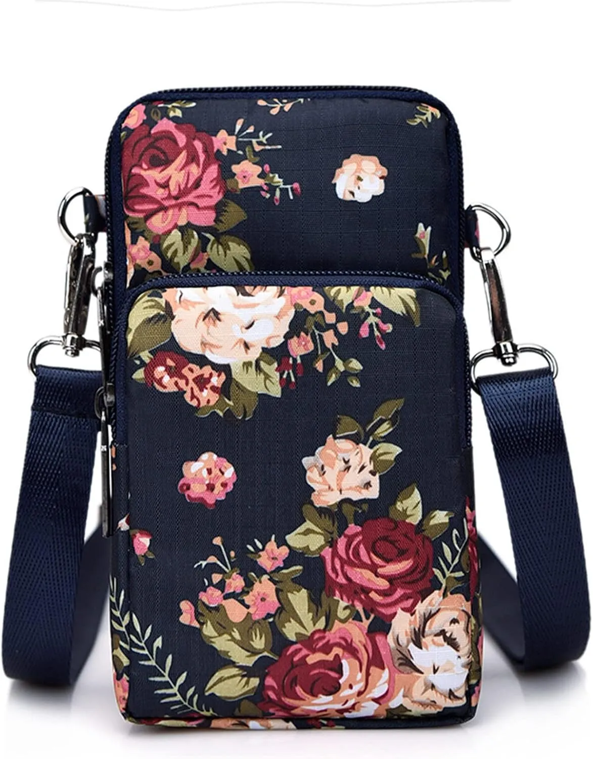 Handbag Purse Crossbody Wallet Slots Mini Shoulder Small CellPhone Card With Credit For Women over (C, One Size)