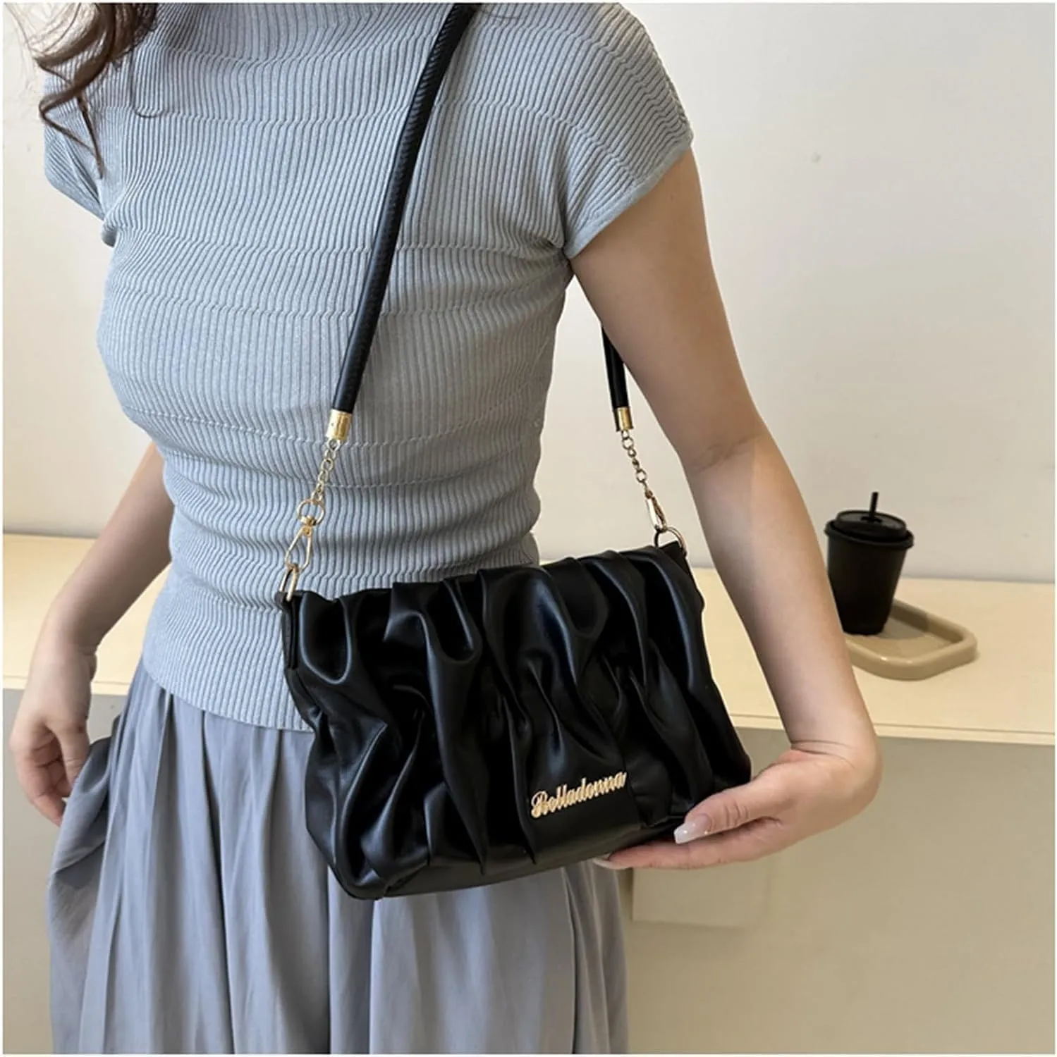 Handbags for Women Shoulder Bags PU Leather Purses Hobo Handbags Totes Purse Top Handle Bag