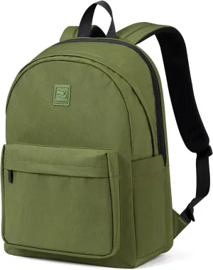 Hanke Travel Backpack for Women Men, Effortless Work Backpack for Women, Airline Approved Anti Theft Backpacks with Luggage Strap, Lightweight School Backpacks Casual Daypack (Pine Green)