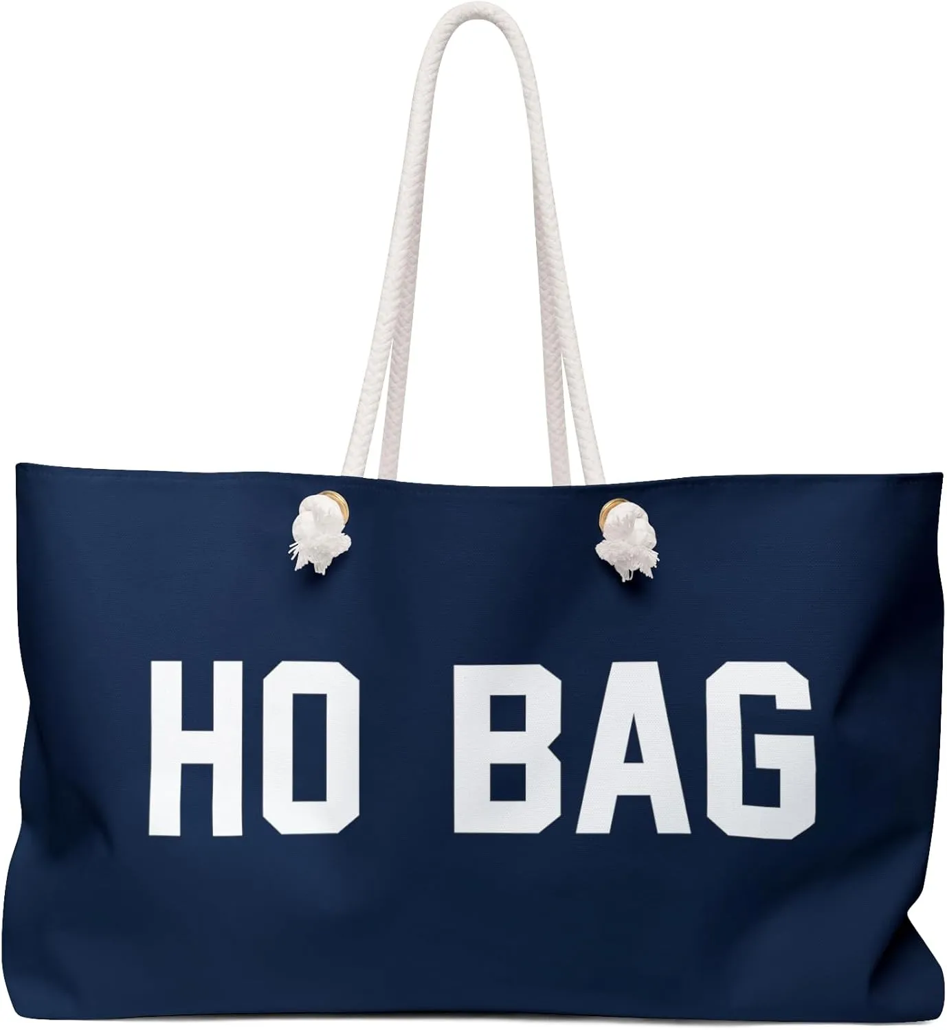 Ho Bag Rope Handle Weekender Tote - Funny Weekend Shoulder Totes - Canvas Overnight Bags Reusable Grocery Market Sex Toy Sack