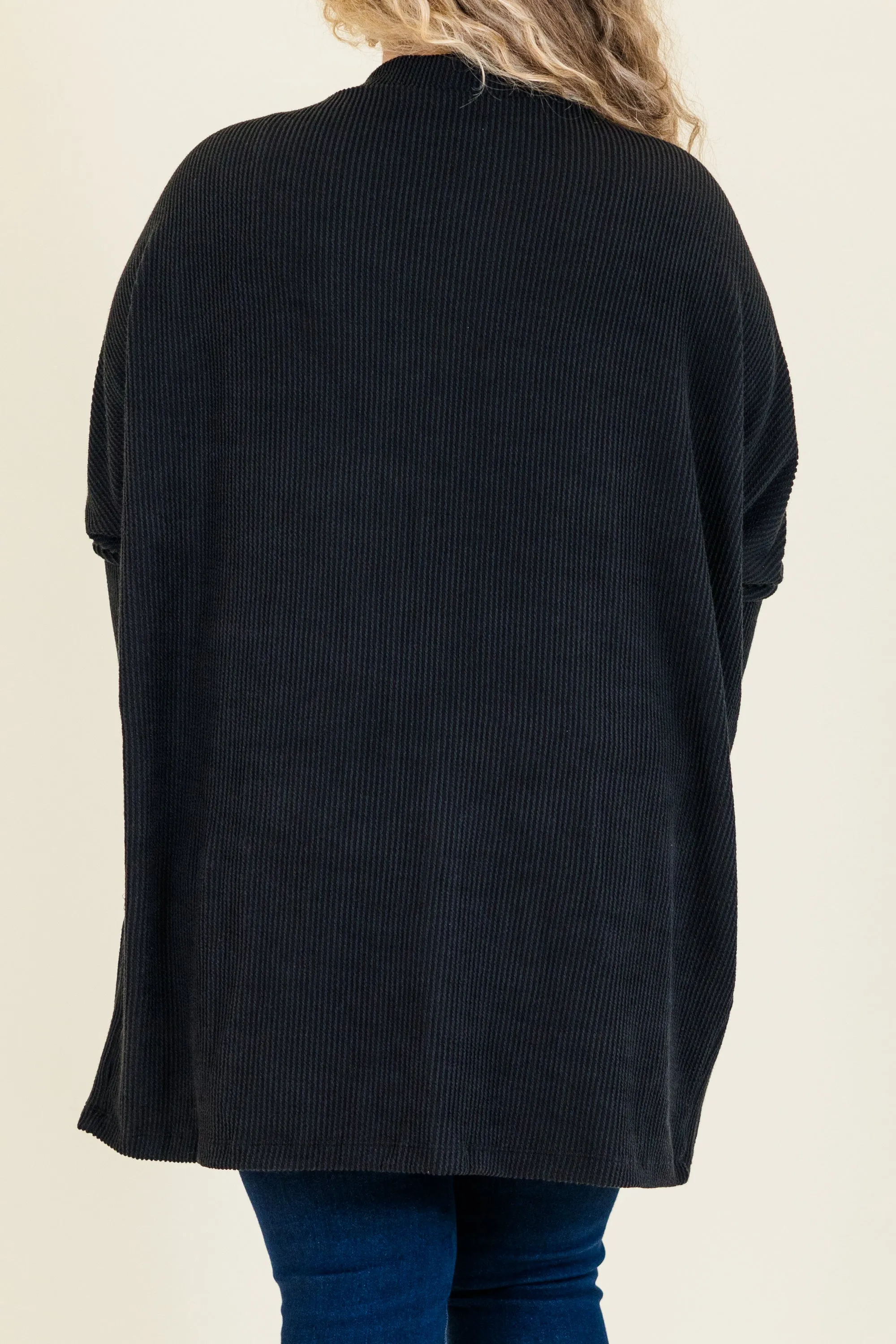 In My Cozy Era Cardigan, Black