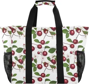 KLL Utility Bags And Totes with Handles Collapsable Waterproof Reusable Grocery Bag