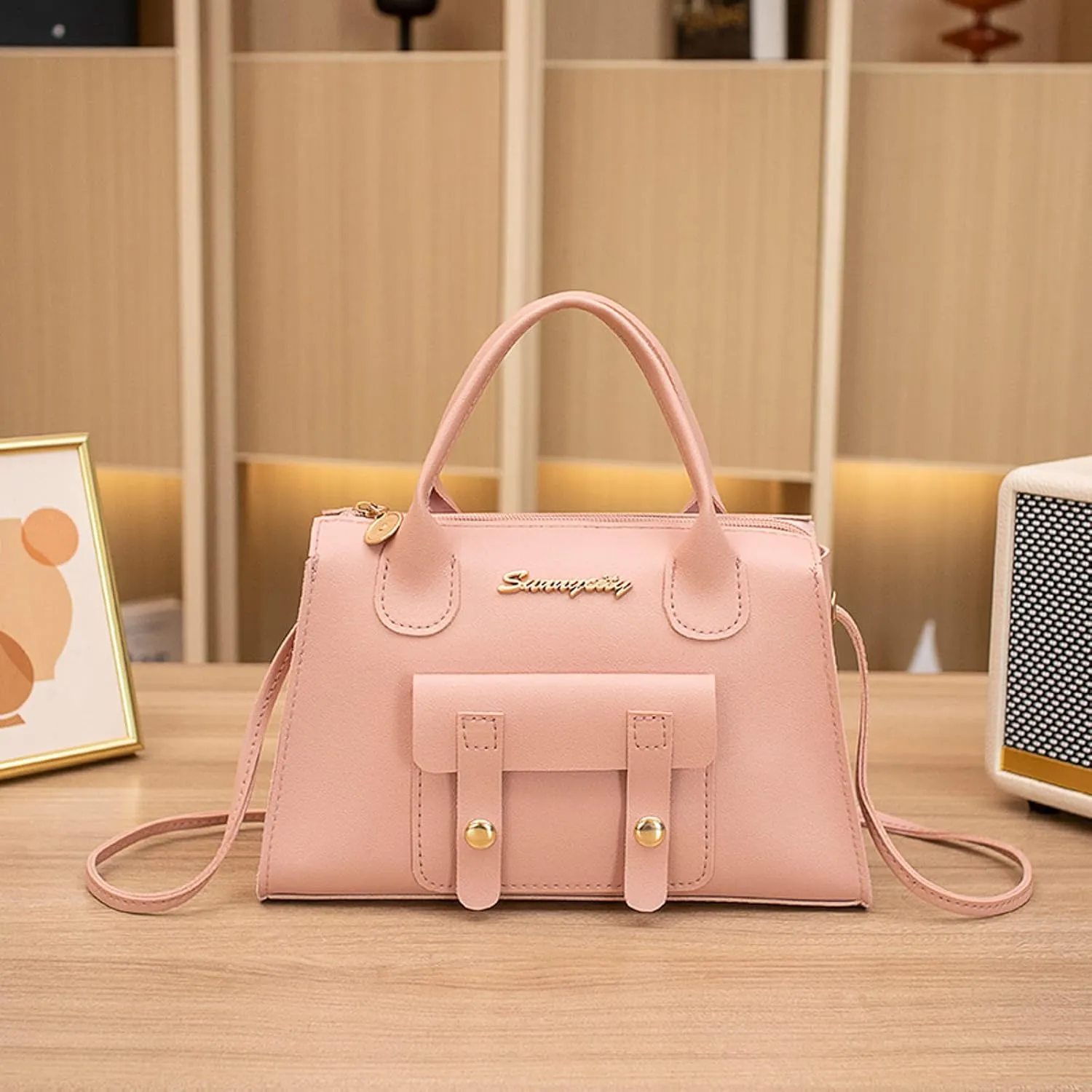 Ladies Shoulder Bags Women Messenger Bag Fashion New Pattern Solid Simple Handbag Shoulder Bag Purpose High