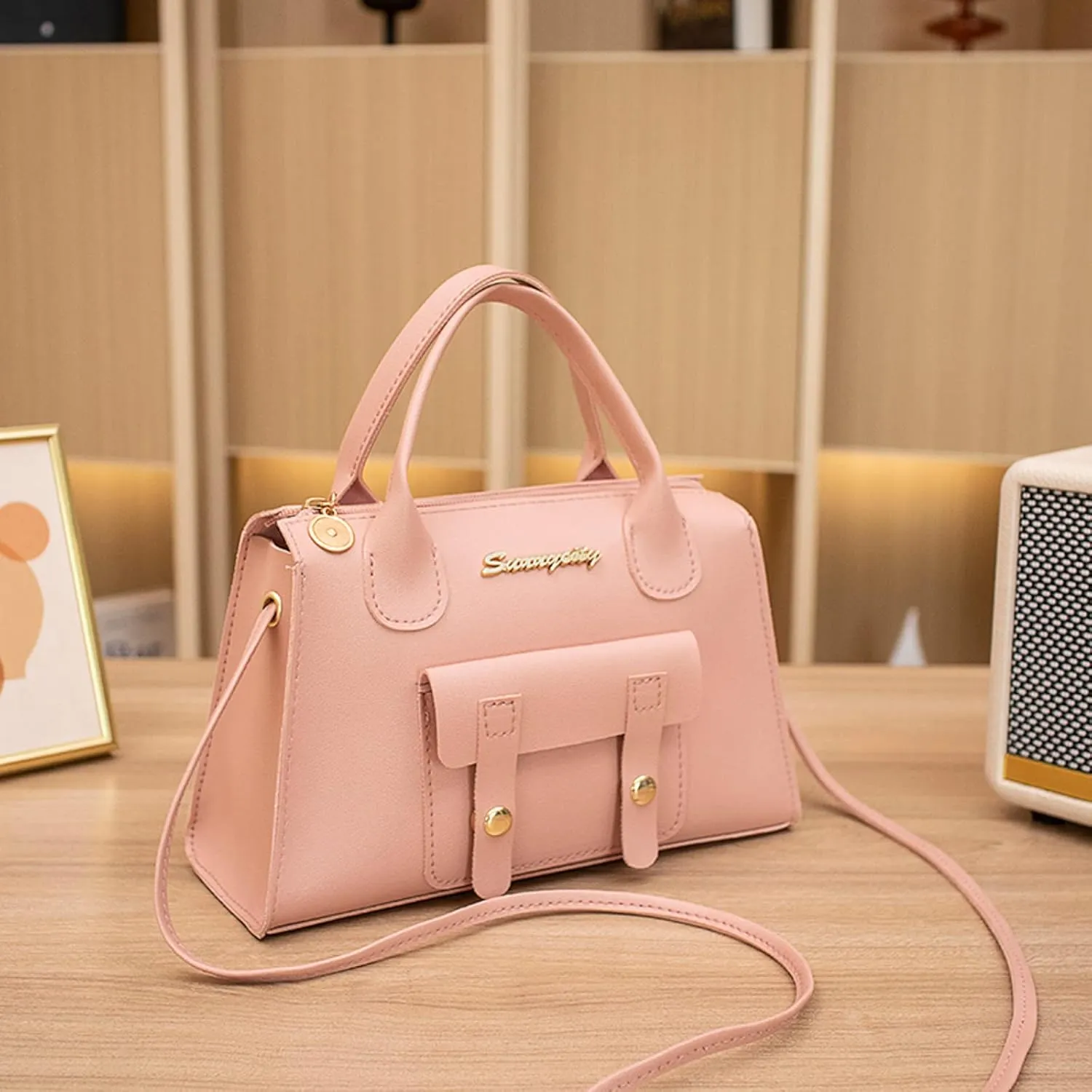 Ladies Shoulder Bags Women Messenger Bag Fashion New Pattern Solid Simple Handbag Shoulder Bag Purpose High