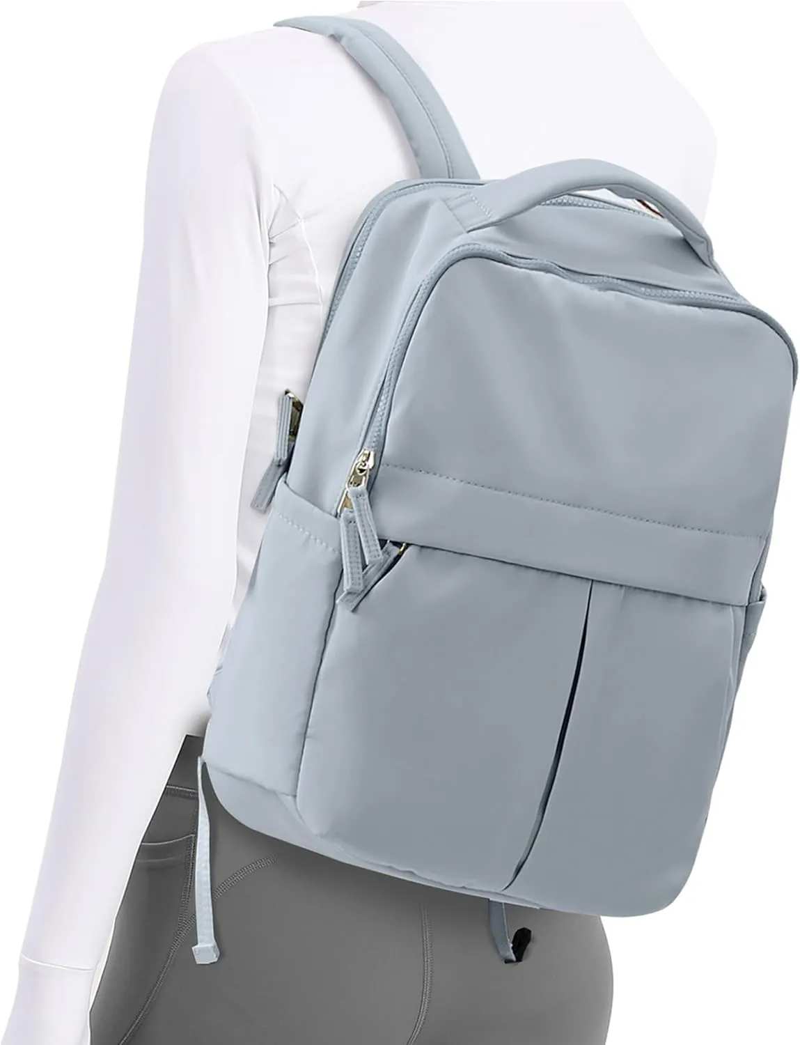Laptop Backpack for Women Men Gym Work Backpack Casual Daypack Backpacks Small Travel Backpack for Traveling on Airplane Lightweight College Teacher Backpacks for Women Blue
