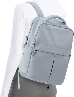 Laptop Backpack for Women Men Gym Work Backpack Casual Daypack Backpacks Small Travel Backpack for Traveling on Airplane Lightweight College Teacher Backpacks for Women Blue
