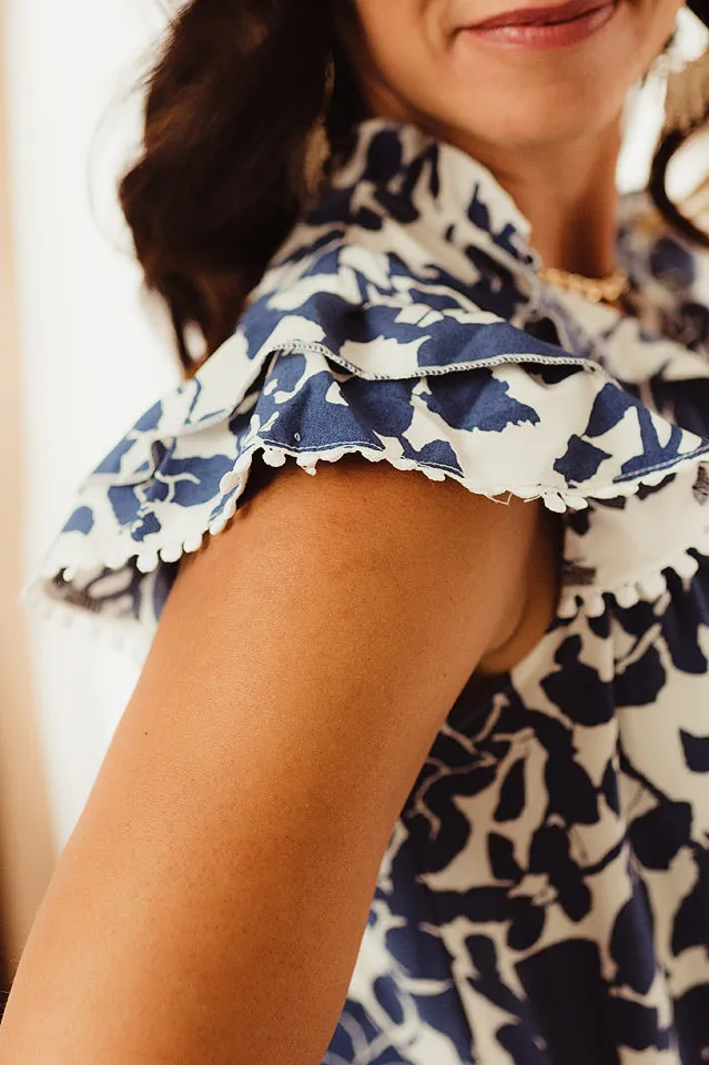 Leaf Patterned Dress