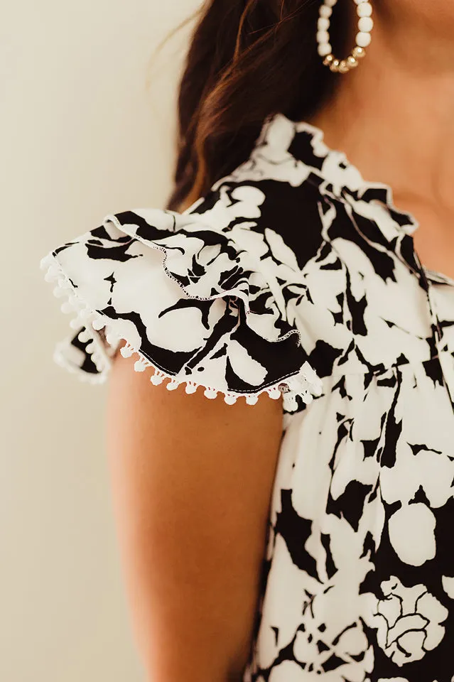 Leaf Patterned Dress
