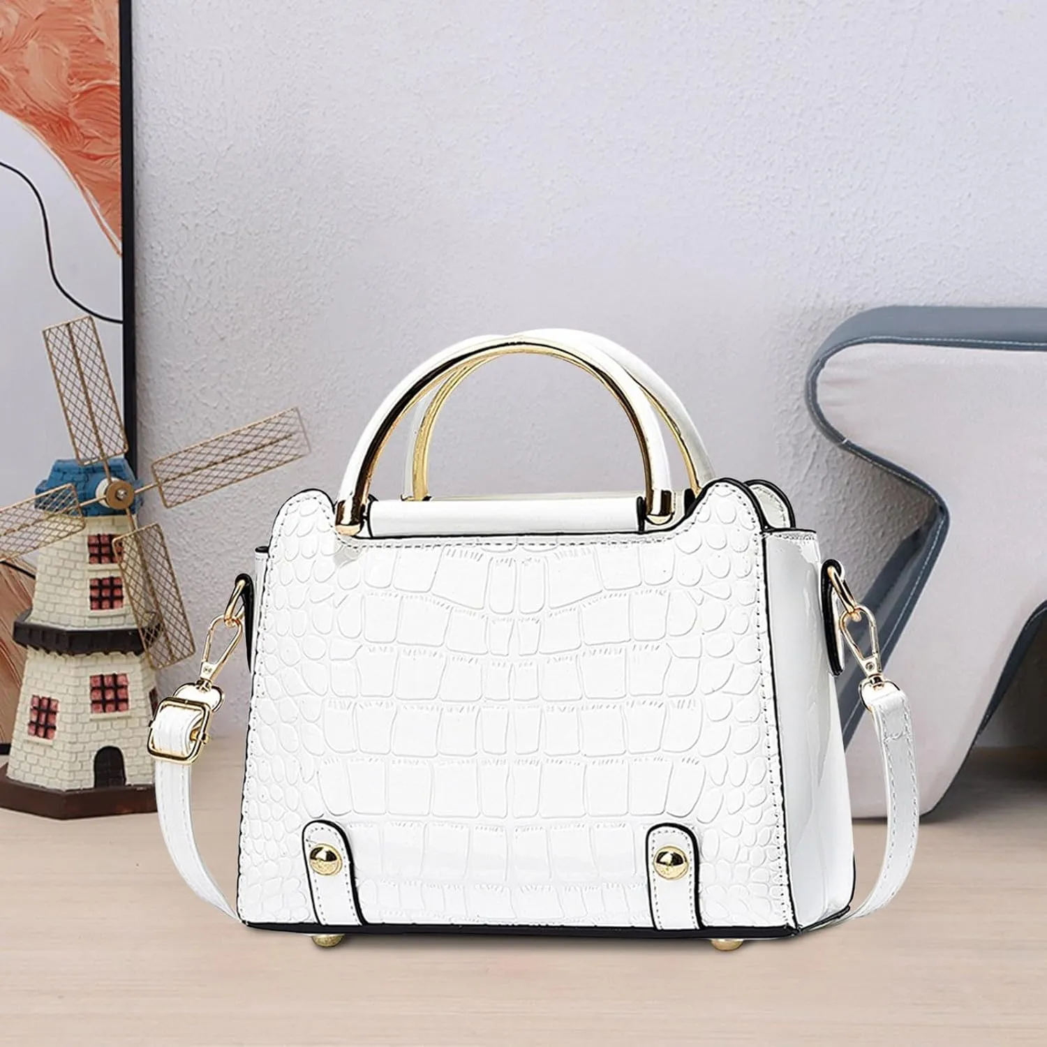 Leather Purses Shoulder Bag Womens Tote Bag Fashion Handbags Purse Satchel Shoulder Bags Leather For Ladies