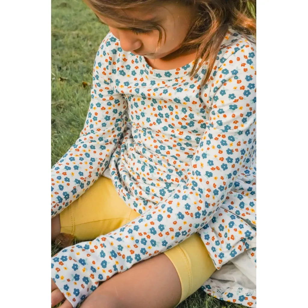 Long Sleeve Twirl Dress - Meadow