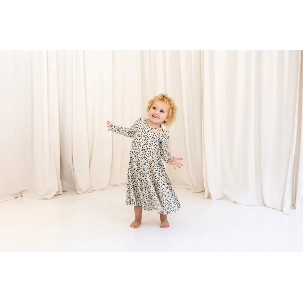 Long Sleeve Twirl Dress - Meadow