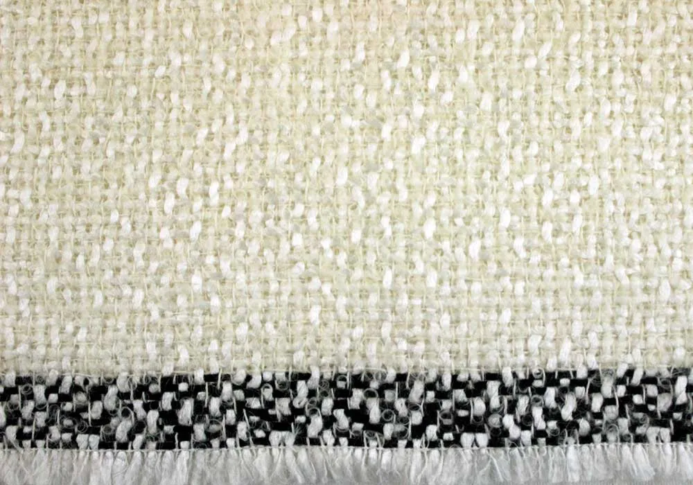 Luxurious Ivory Vanilla Mohair Blend Bouclé (Made in Spain)