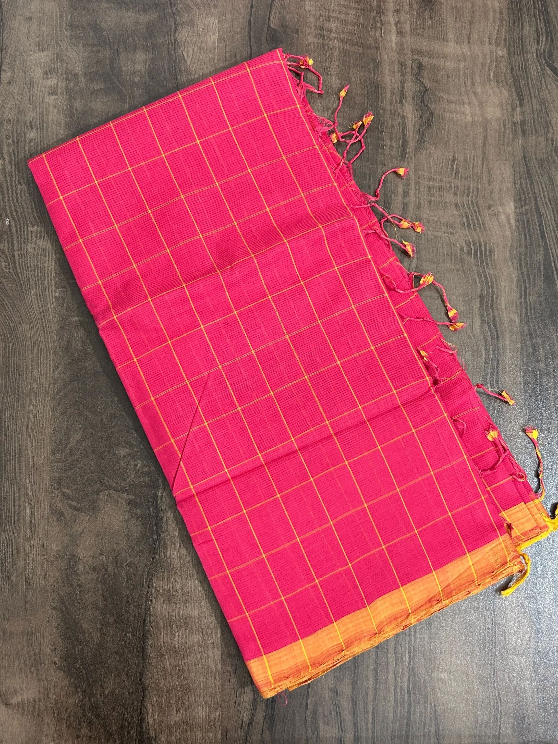 Mangalagiri Cotton Hand Woven  Saree #