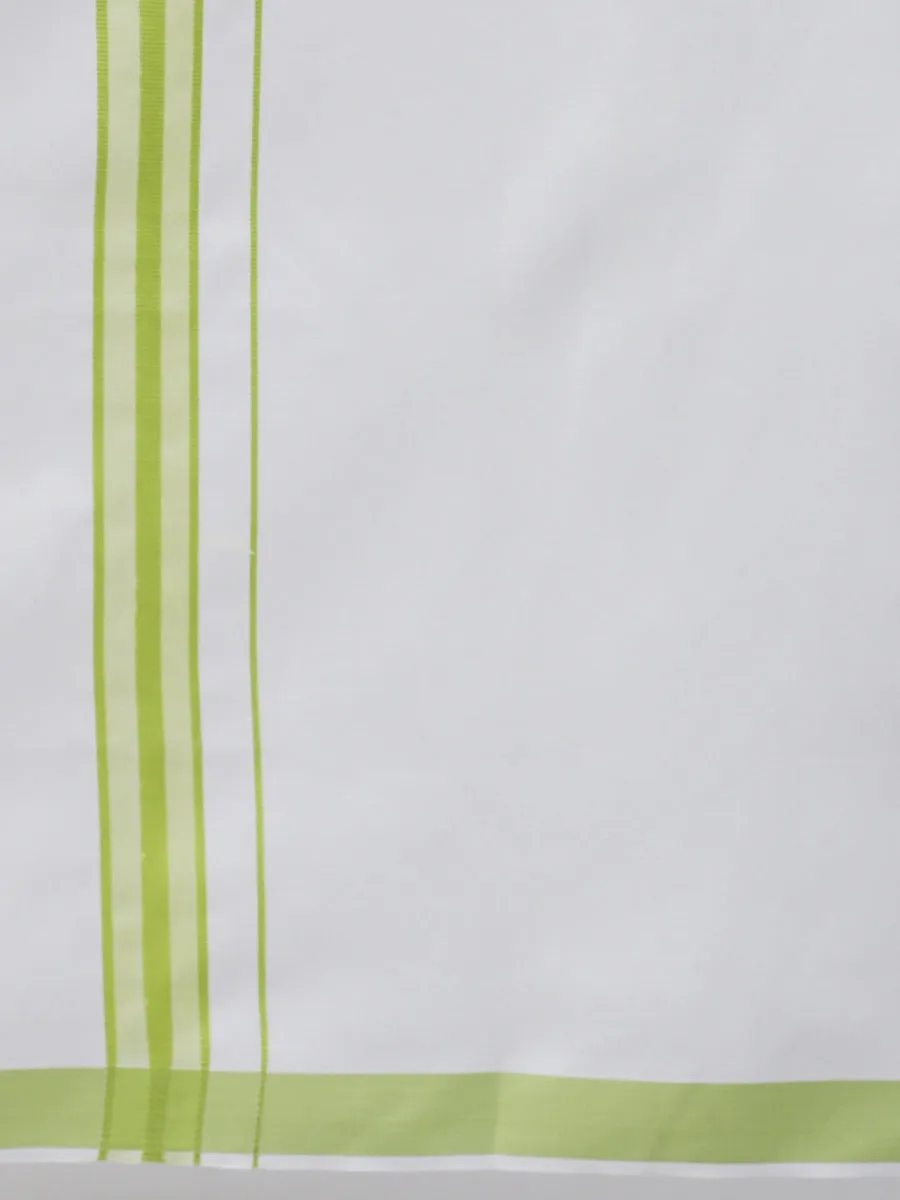 Men Matching Border Dhoti & Half Sleeves Shirt Set Trendy CC4