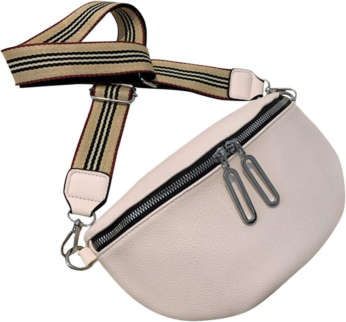 Messenger Bag Boys Women Messenger Bags Fashion Trend Chest Bags Simple Design Solid Color Portable (White, One Size)