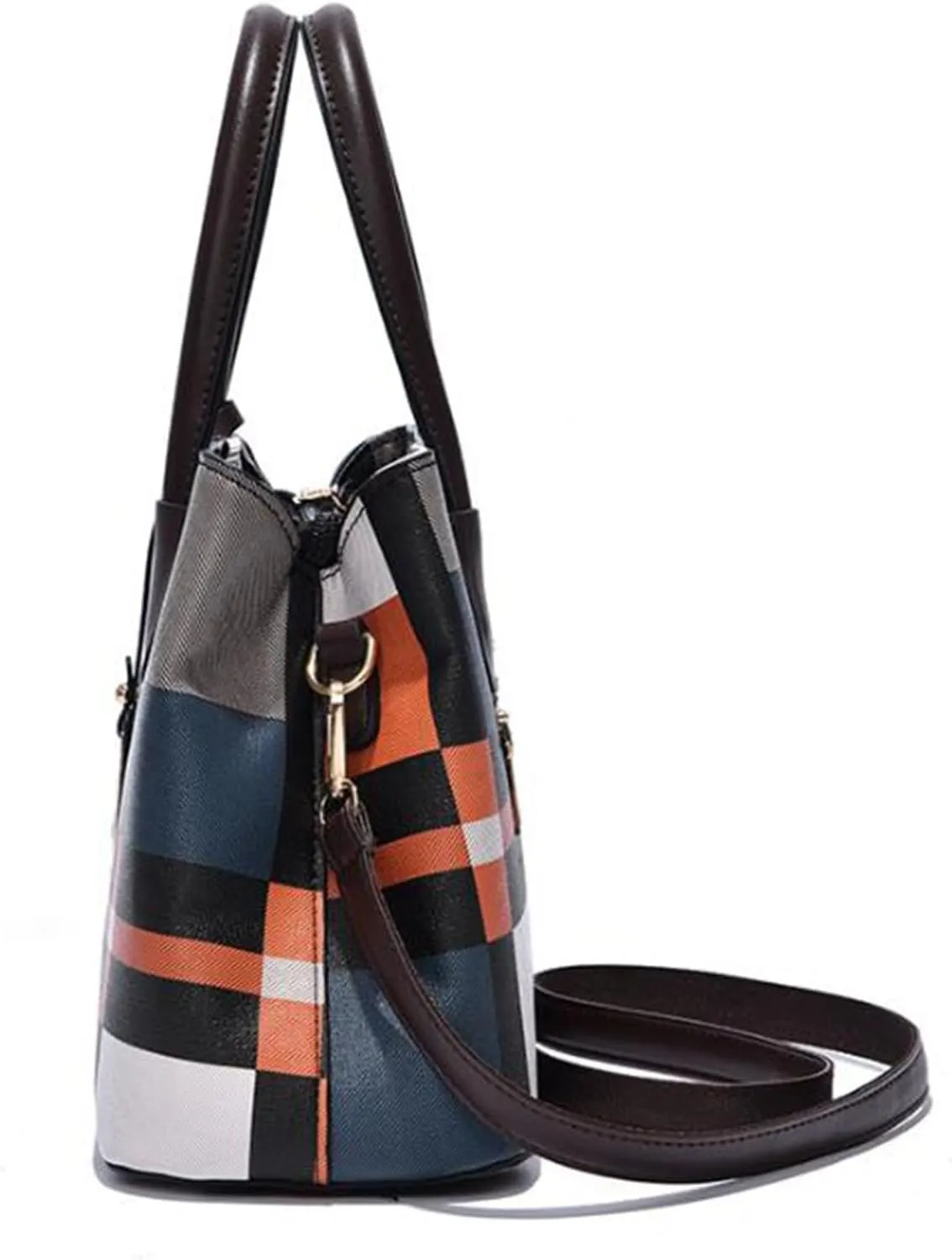 Messenger Tote Bag for Women Shoulder Hobo Bags Top Handle Satchel Purses Purse and Wallet Set for Women(Black)
