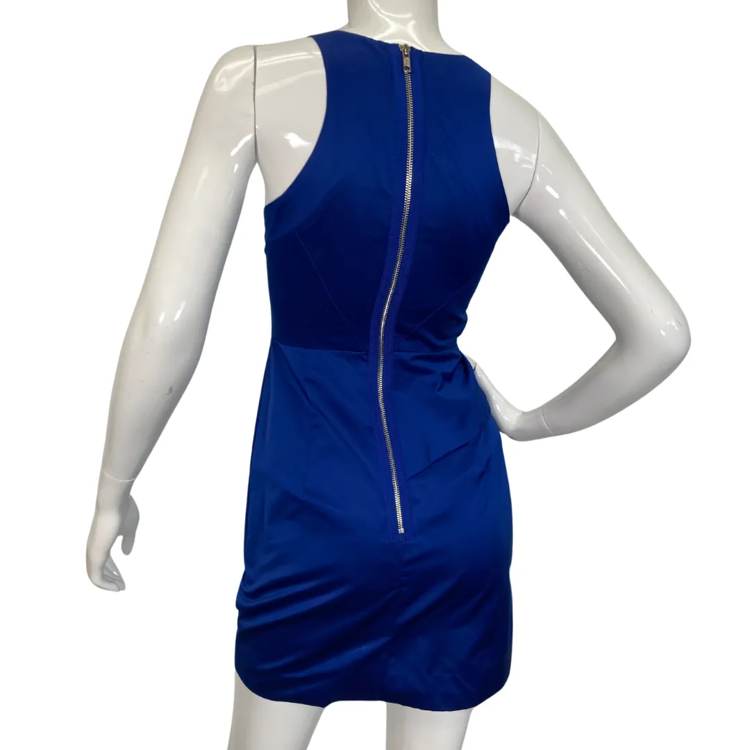 Milly Modern Royal Blue Silk-like Dress