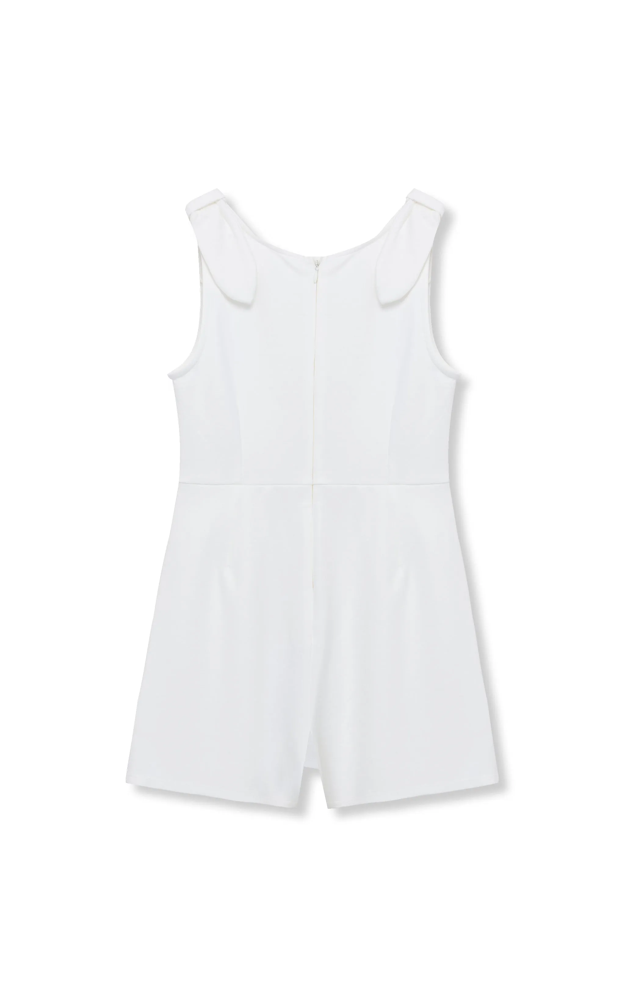 Mock Wrap Knit Romper | 7-16