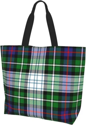 Modern Tartan Tote Bag For Women Weekender Travel Bag Reusable Grocery Bags Large Totes Handbags