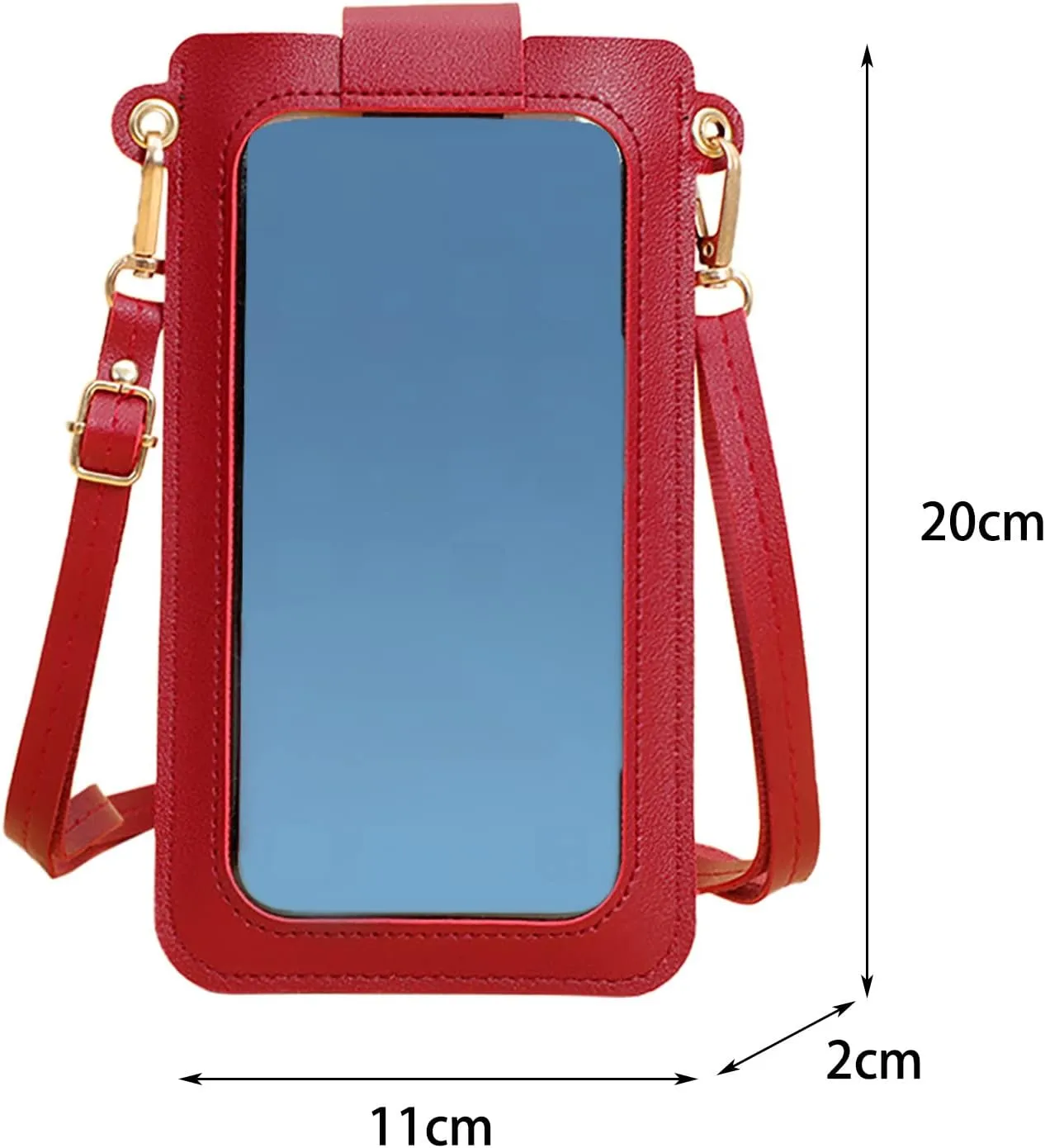 Multi Pocket Shoulder Bags for Woman Casual Nylon Purses Handbags Crossbody Bags Clear Bag for Stadium Events(One Size)