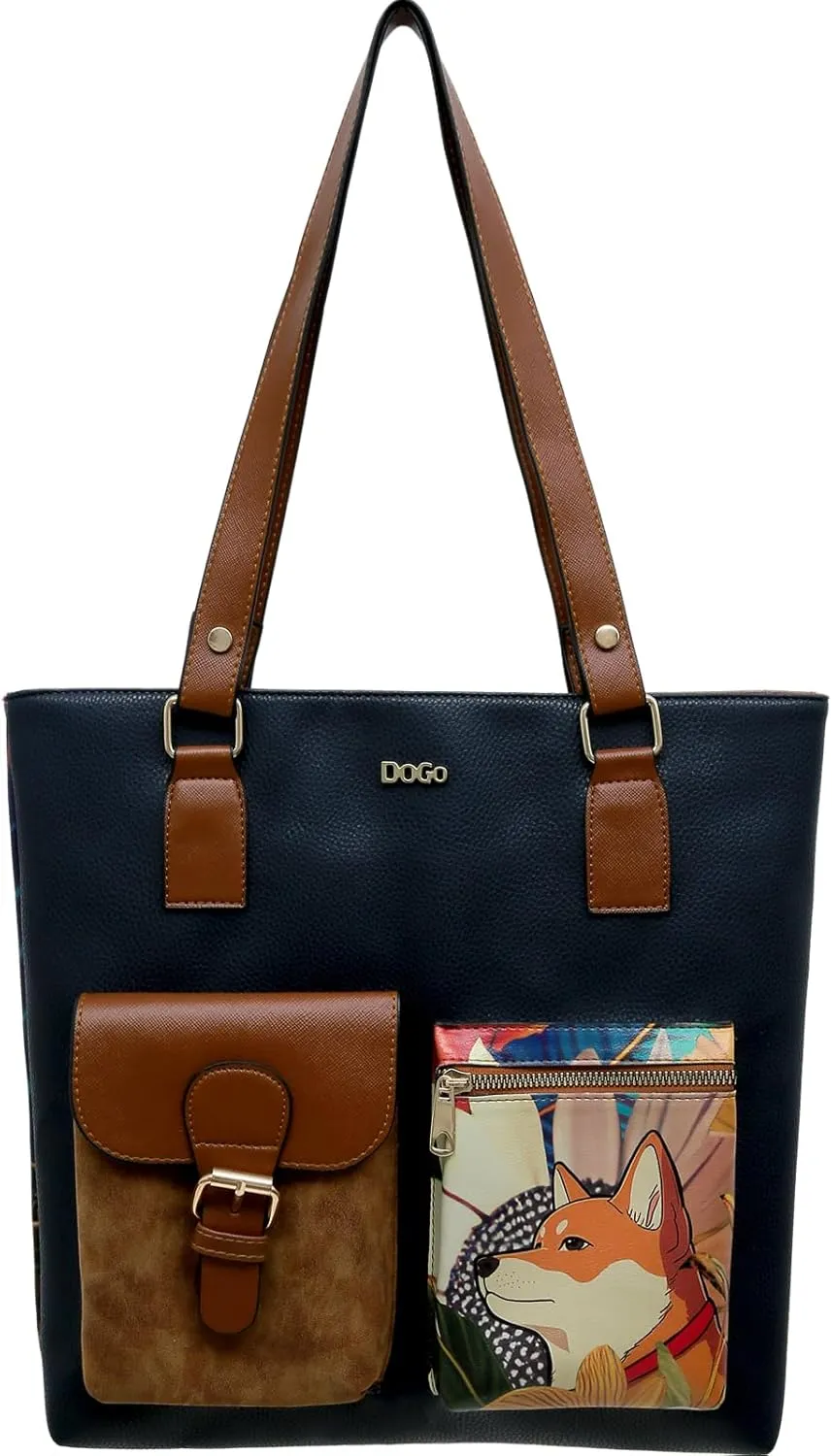 Multi Pocket Shoulder Bags for Women - Vegan Leather and Unique Design Handmade Womens Bags