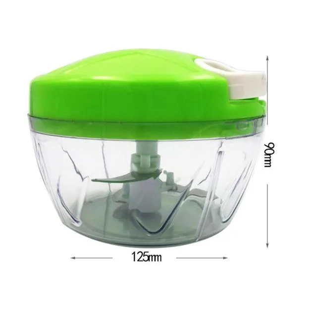 Multifunction Garlic Chopper High Speedy Chopper Vegetable Cutter Fruit Twist Shredder Manual Meat Grinder Garlic Crusher