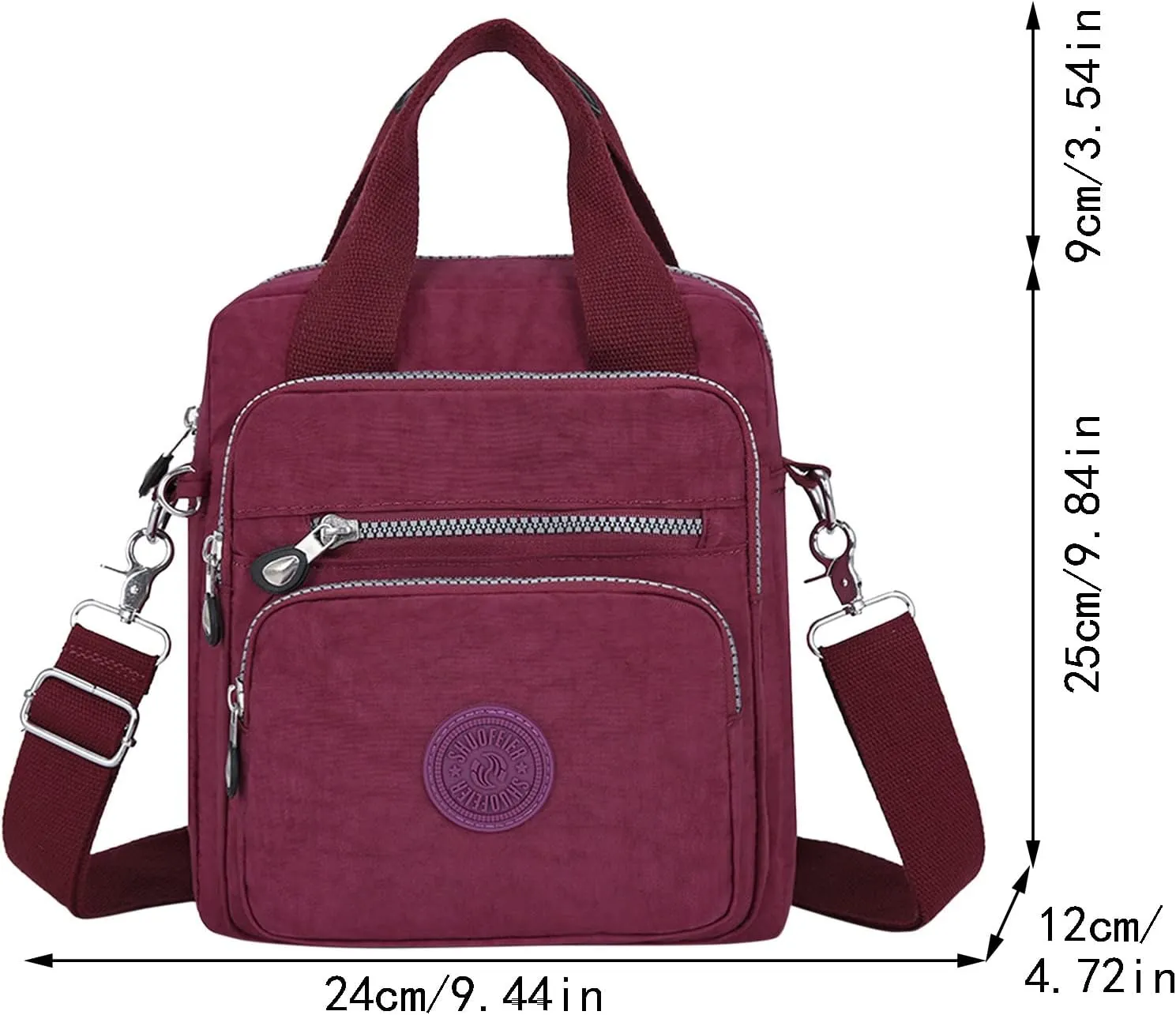 Multifunctional Casual Crossbody Bags Women Casual Crossbody Bags Adjustable Shoulder Strap Shoulder Bag (BU2, One Size)
