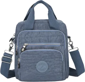 Multifunctional Casual Crossbody Bags Women Casual Crossbody Bags Adjustable Shoulder Strap Shoulder (Grey, One Size)