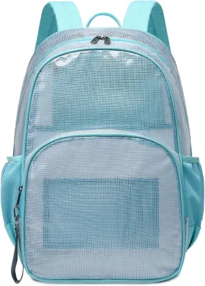 mygreen Clear Backpack, Heavy Duty School Bag for 15.6 Laptop