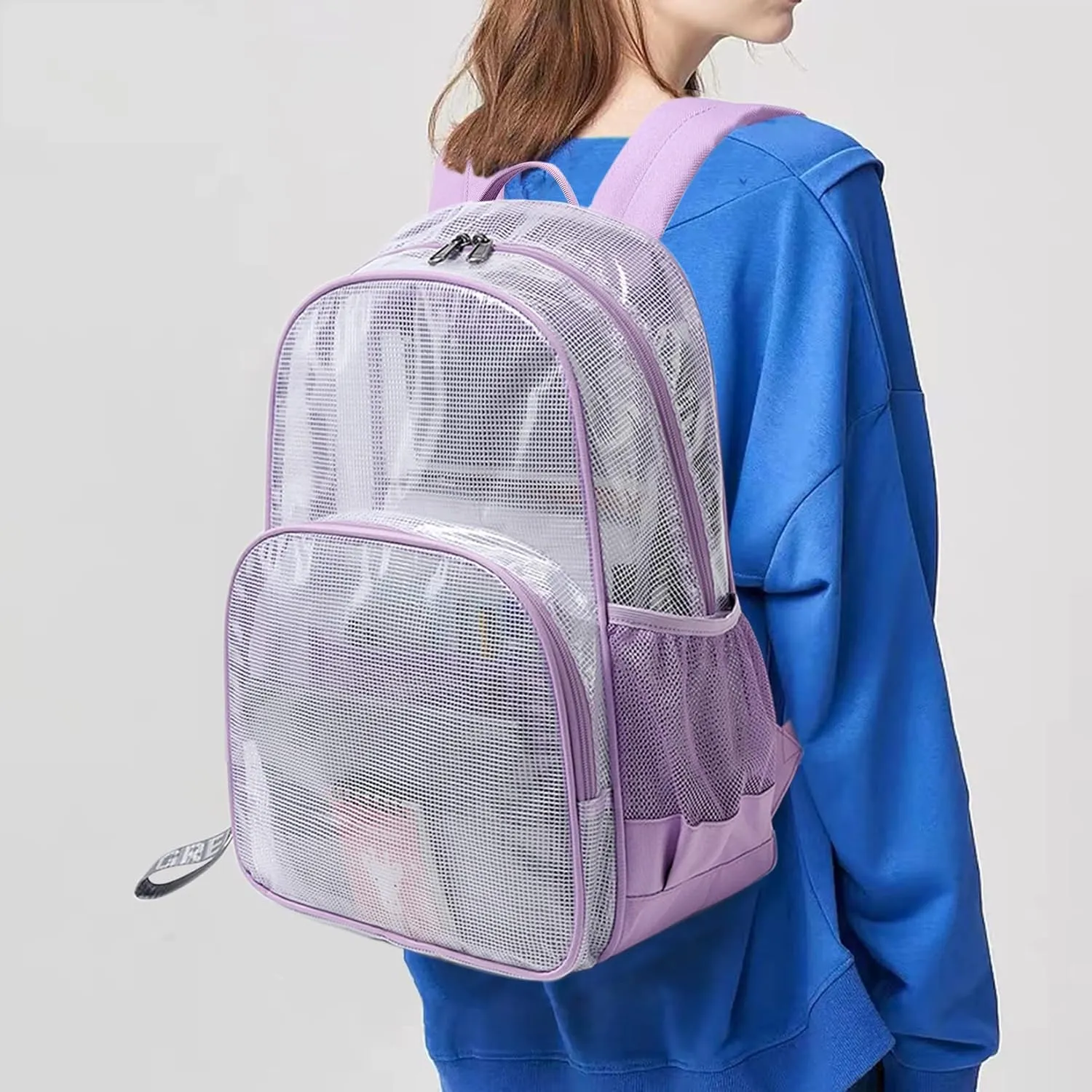mygreen Clear Backpack, Heavy Duty School Bag for 15.6 Laptop