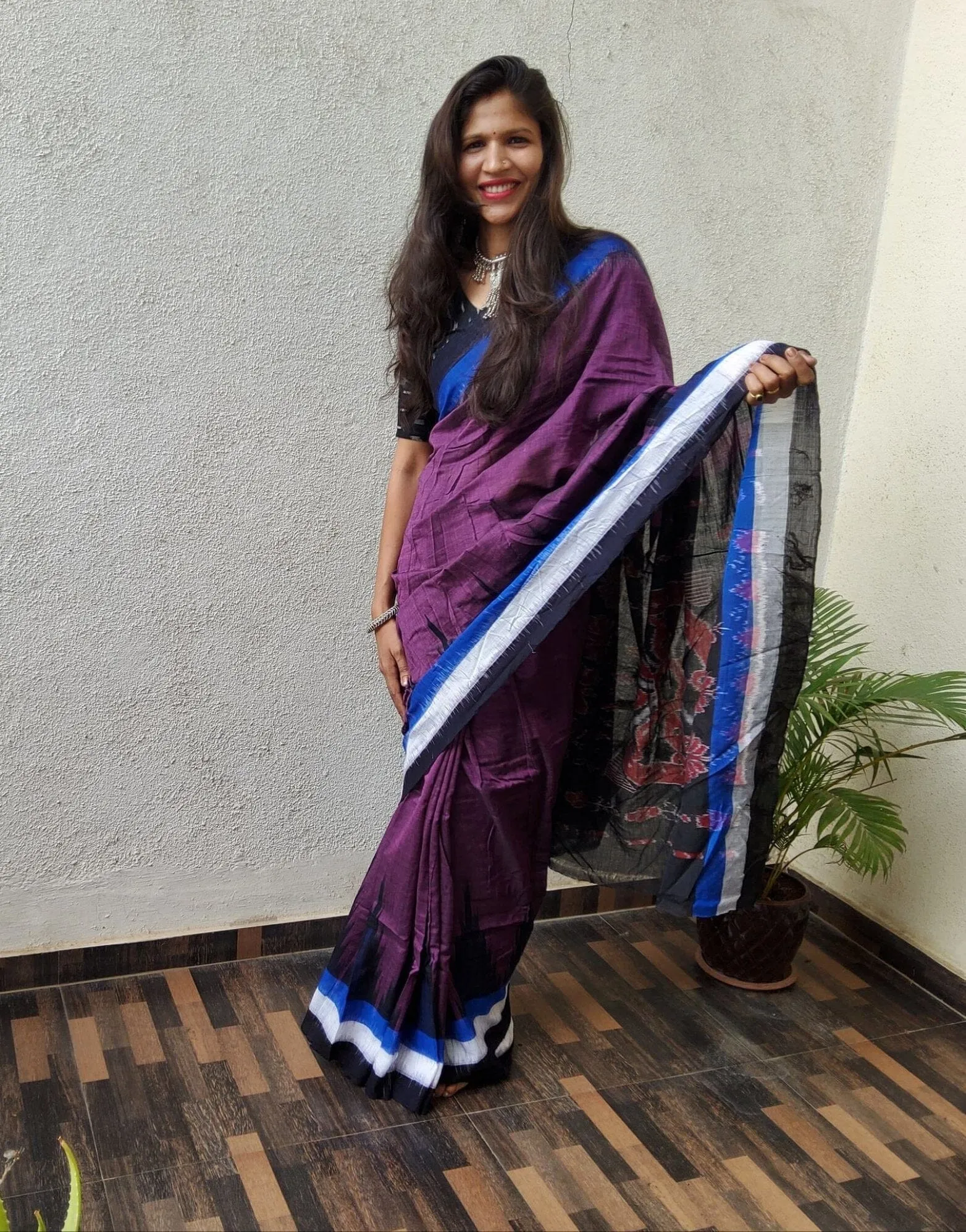 Odisha Ikat Hand woven Cotton Saree
