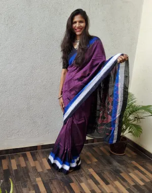 Odisha Ikat Hand woven Cotton Saree