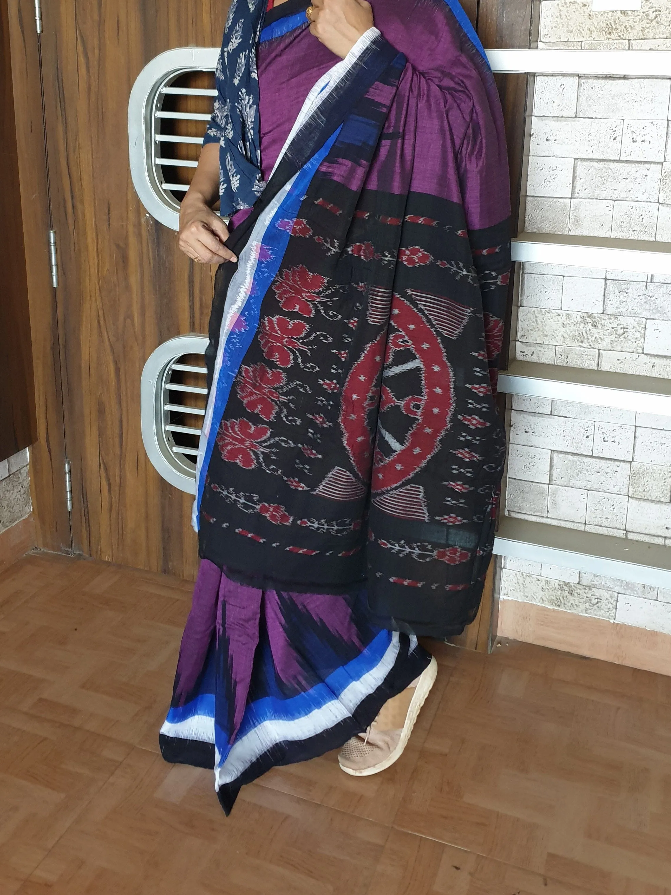 Odisha Ikat Hand woven Cotton Saree