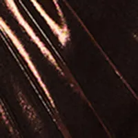 One Shoulder Metallic Pleated Asymmetric Dress
