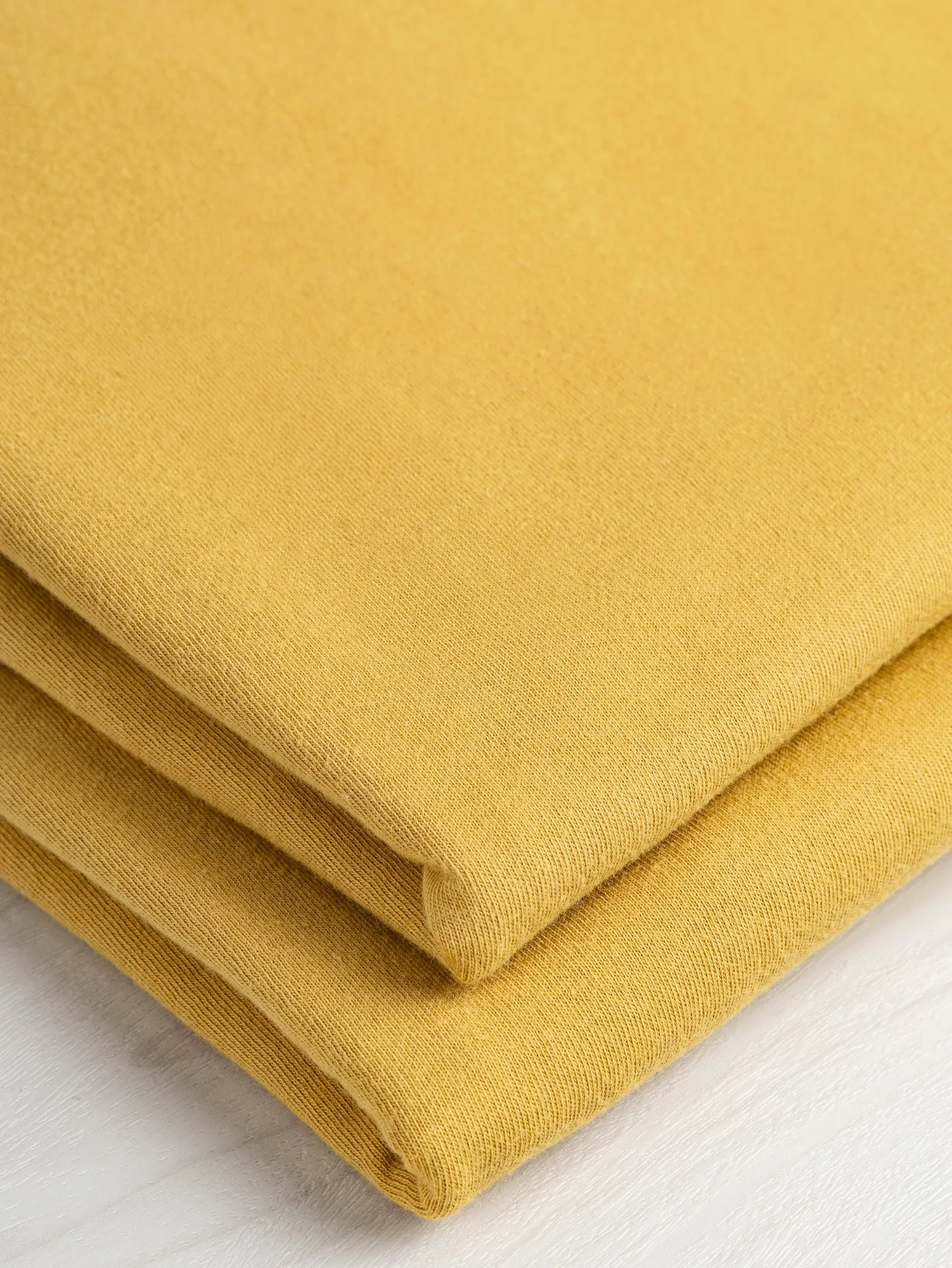 Organic Cotton Jersey Knit - Honey - Swatch