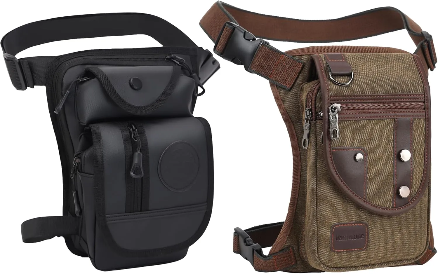 Oxford Drop Leg Bag for Men Thigh Fashion Motorcycle Hiking Tactical Fanny Pack Hip Drop Leg Bag for Men Women