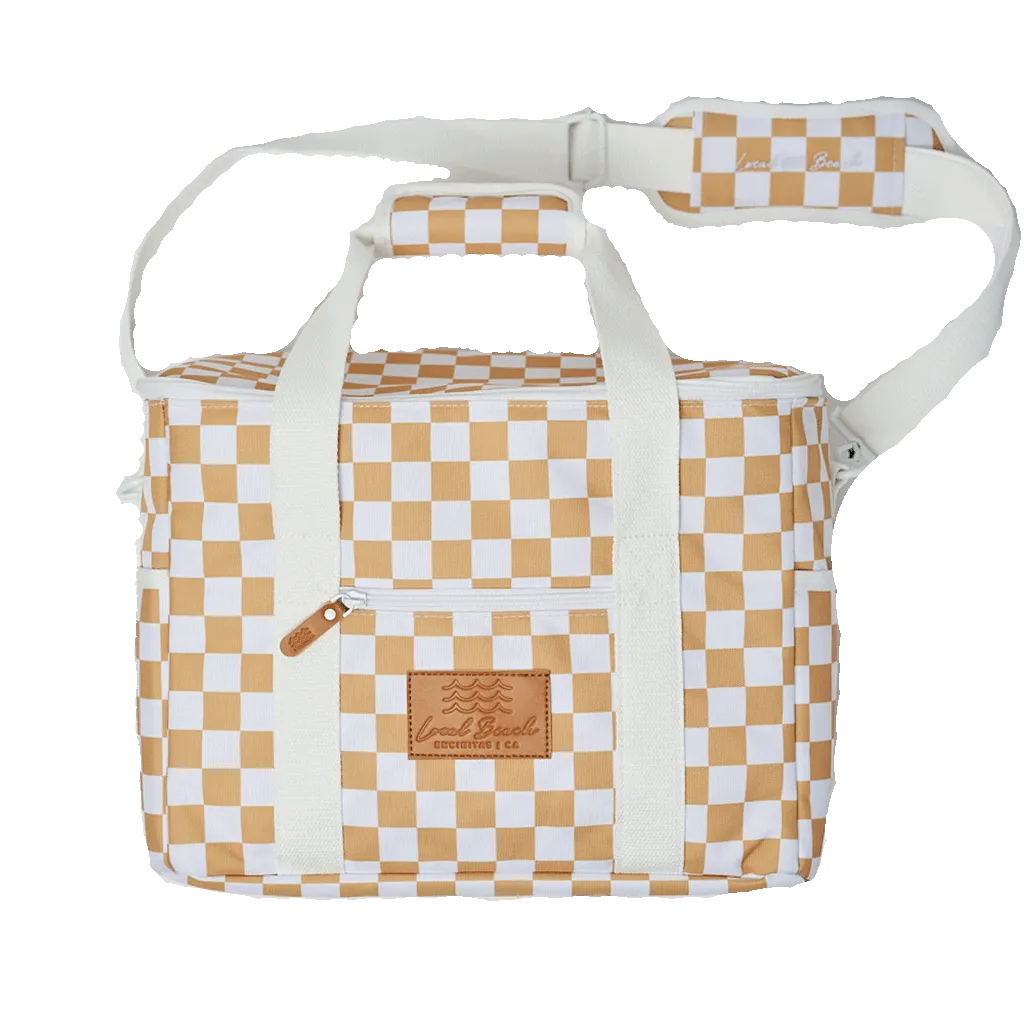 Packable Checker Cooler Bag