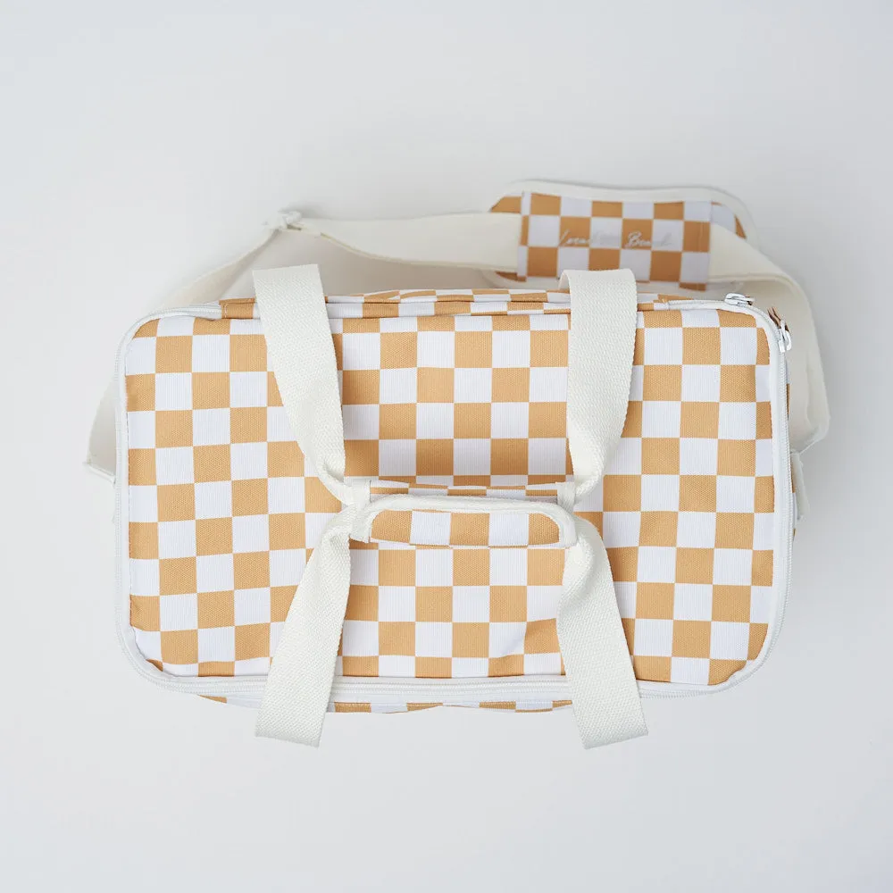 Packable Checker Cooler Bag