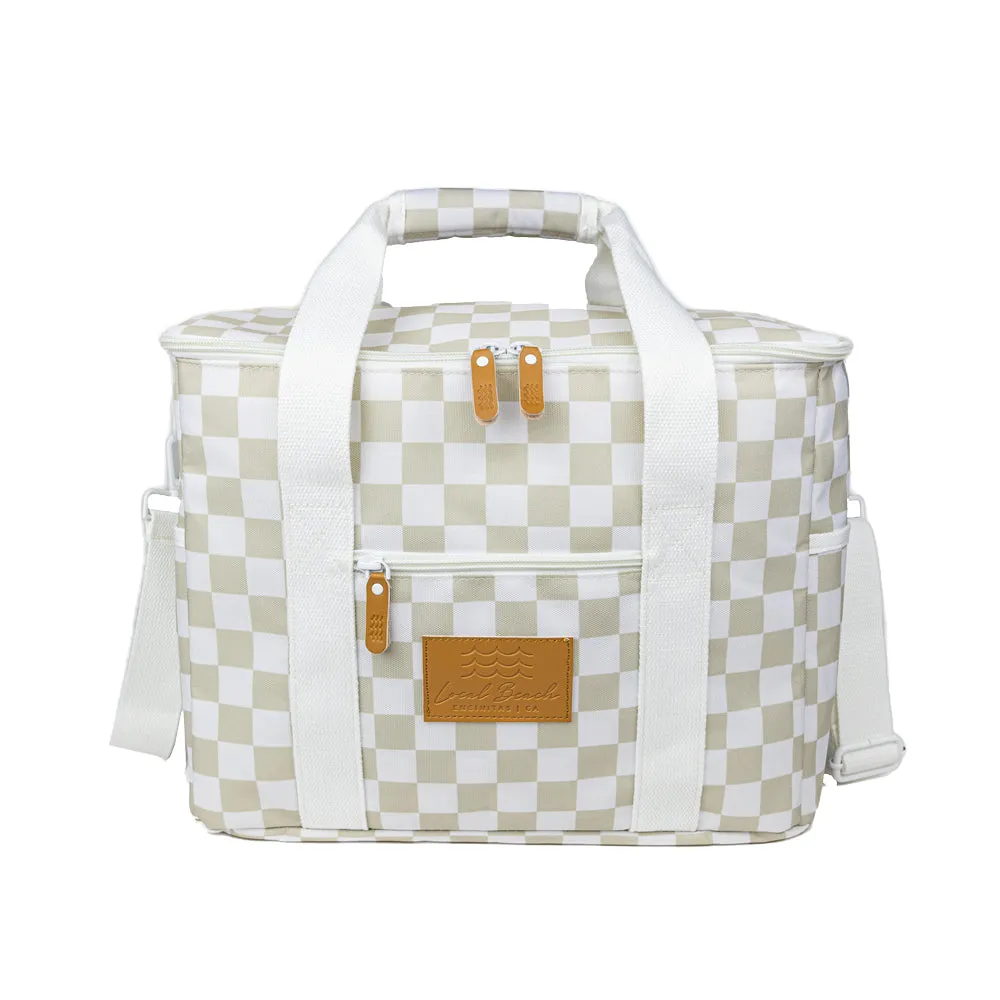 Packable Checker Cooler Bag